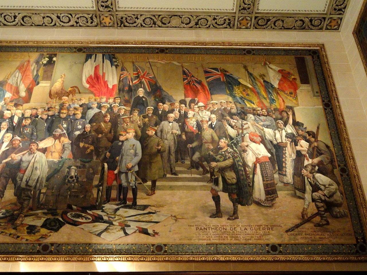 Murale - National World War I Museum, Kansas City, dettaglio